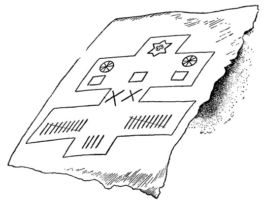 Старинная квитанция в уплате ясака (подати) на сумму 1232 руб. 24 коп., написанная народными цифровыми знаками